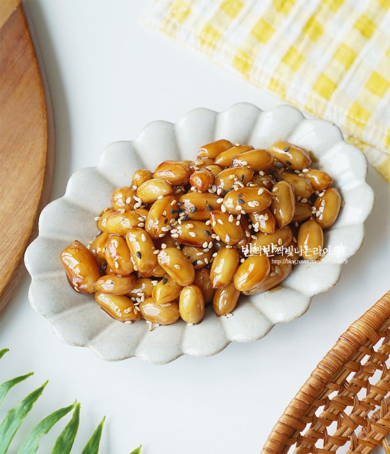땅콩조림 레시피 요리 생땅콩조림 만드는법