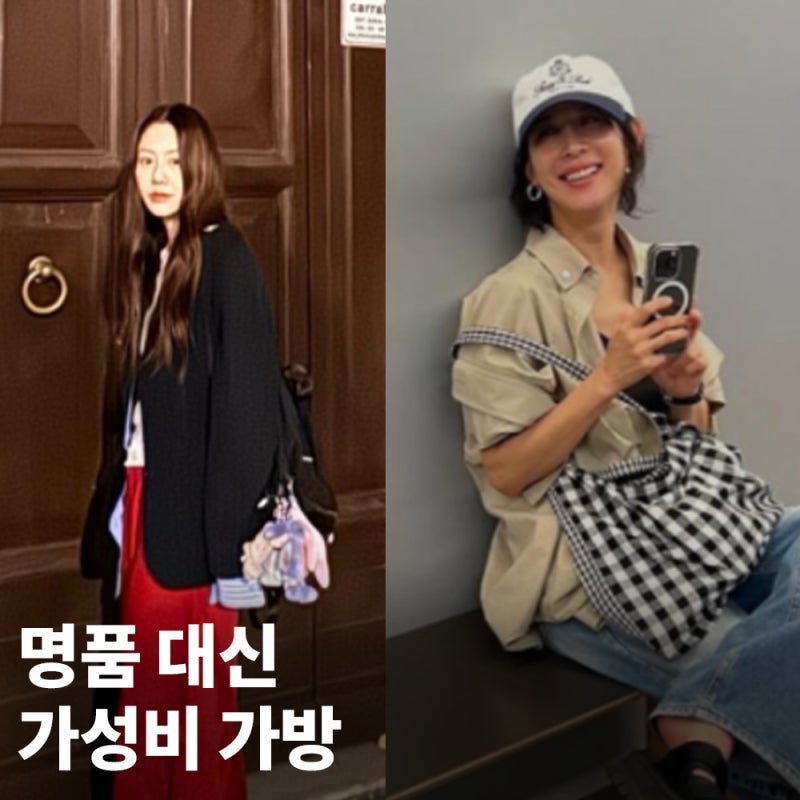 "명품백 대신 이걸 들었다" 조여정, 고현정도 선택한 가성비 가방 브랜드