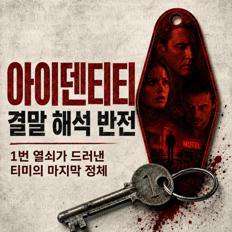 영화 아이덴티티 결말 해석 반전, 1번 열쇠가 드러낸 티미의 마지막 정체
