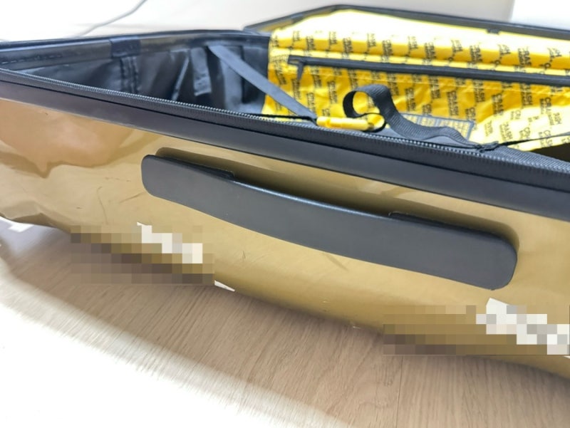 크래쉬배기지 Crash Baggage 캐리어 핸들 손잡이 5천원으로 셀프 교체 하기 (난이도 최하! 똥손도....