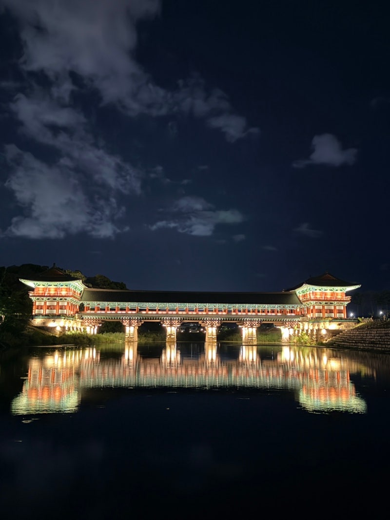 경주 야경 명소 월정교 야경 시간 주차 포토스팟 후기