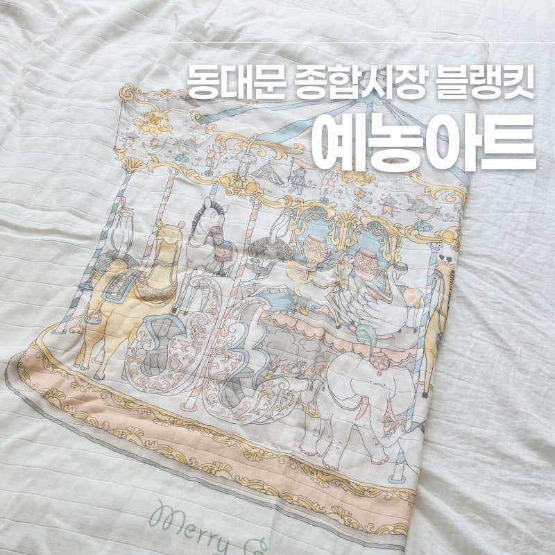 동대문종합시장 아뜰리에슈st 블랭킷 만들기 3만원대 [예농아트] 주차꿀팁