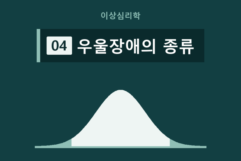 이상심리학 - 04 우울장애의 종류 주요우울장애와 지속성 우울장애