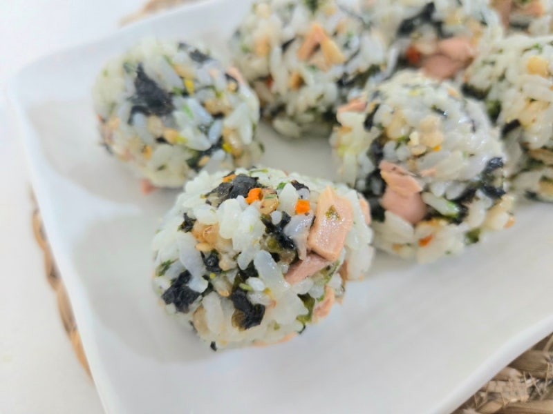참치주먹밥 만들기 김가루 참치마요 주먹밥 레시피