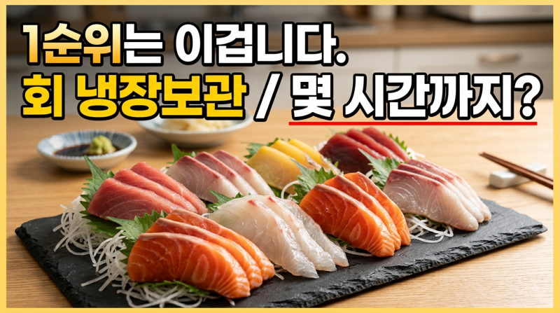 배달 회 남았을 때 보관법 냉장고에 넣으면 다음 날 먹어도 될까?