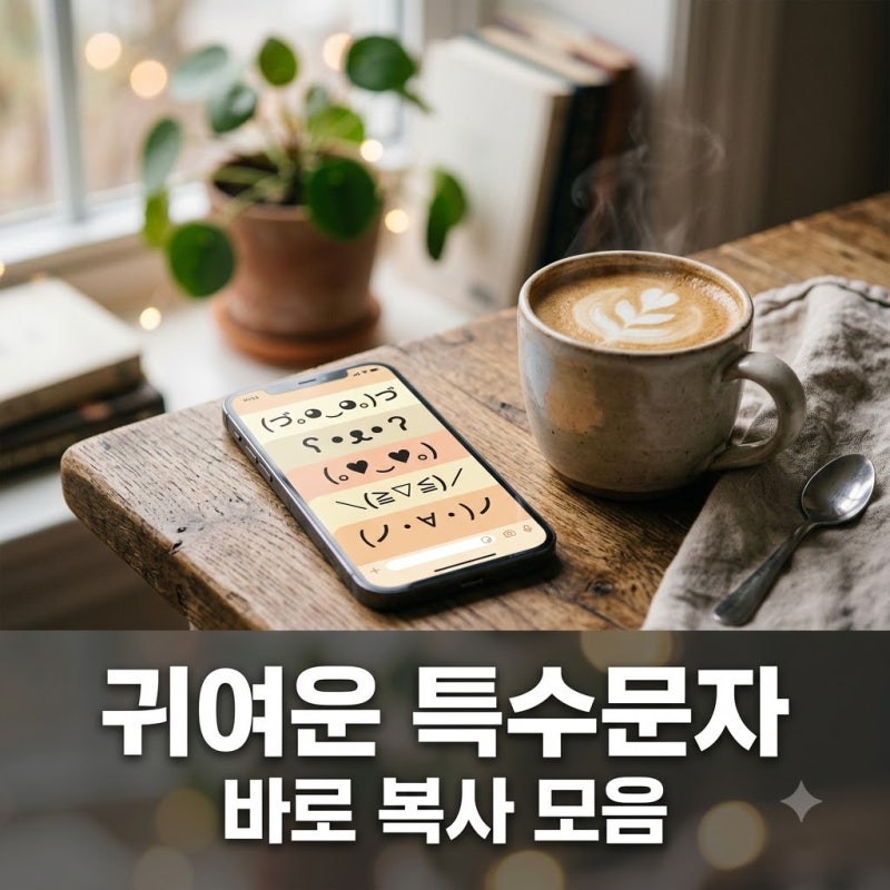 귀여운 특수문자 모음 복사해서 바로 쓰는 인스타 이모티콘 꿀팁