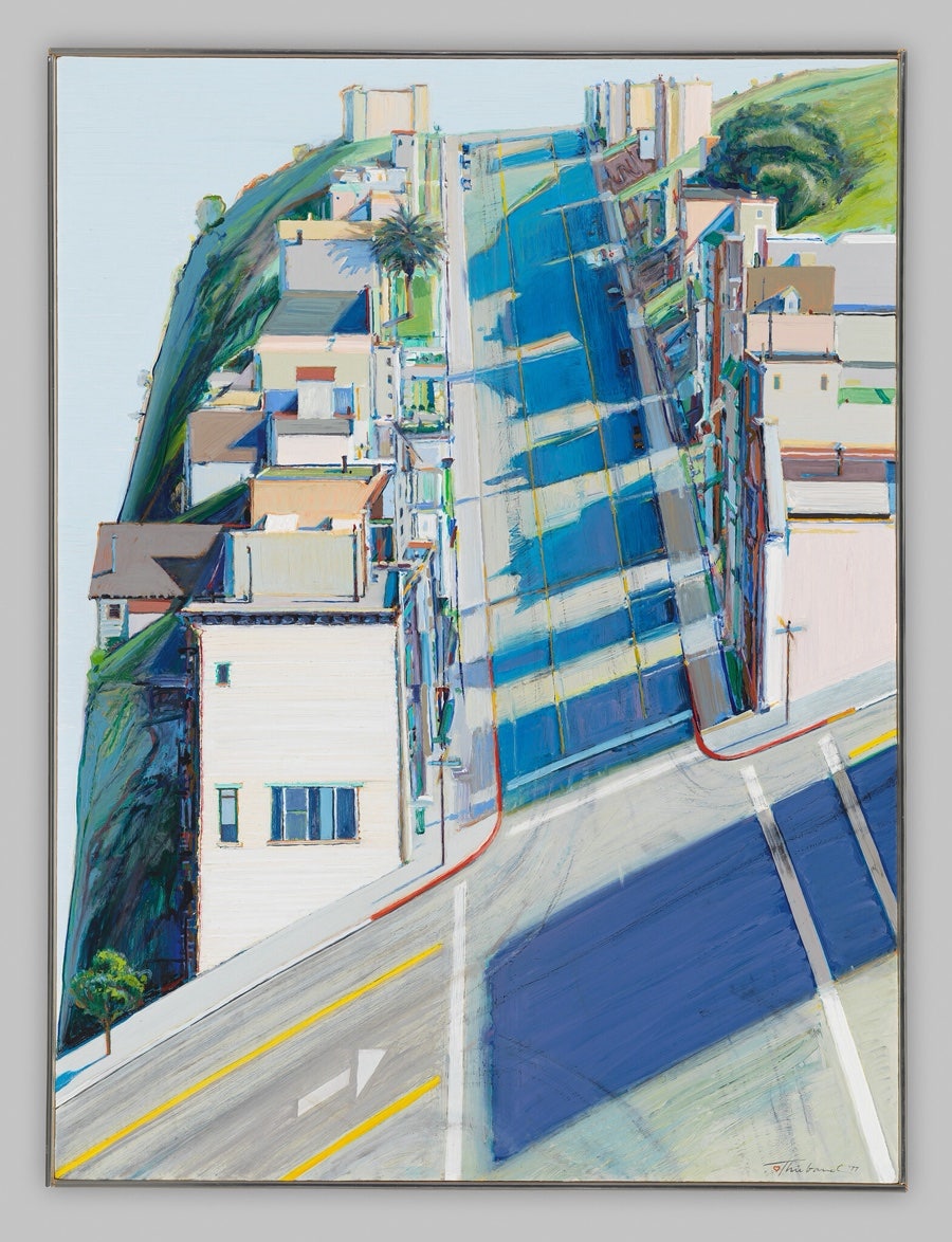 웨인 티보(Wayne Thiebaud)_ 삼각형을 크림파이로 (1920–2021)