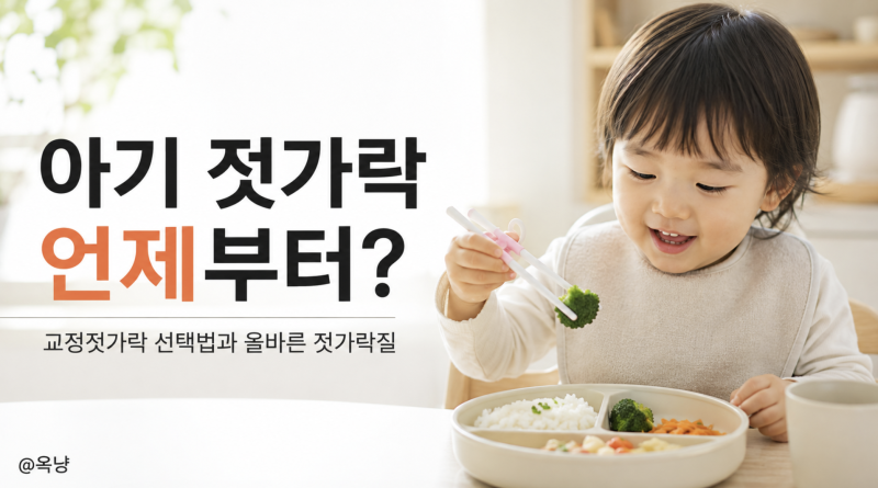 아기 젓가락 언제부터? 교정젓가락과 올바른 젓가락질