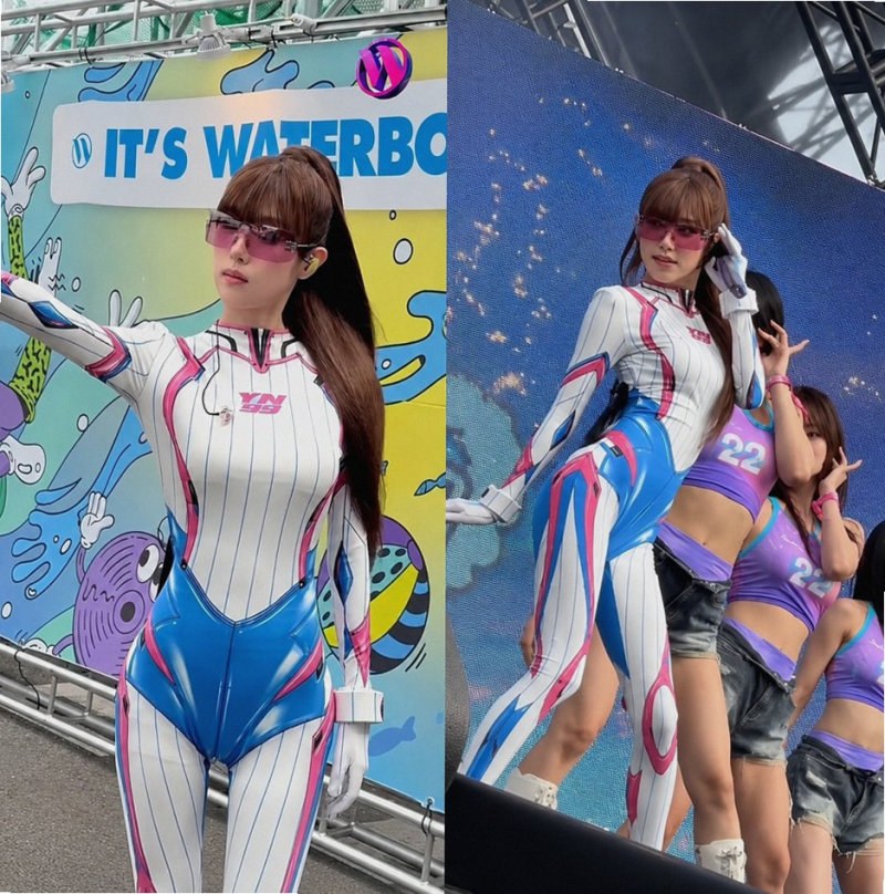 최예나 워터밤 부산 무대 전신 슈트로 뒤집어놓은 진짜 이유