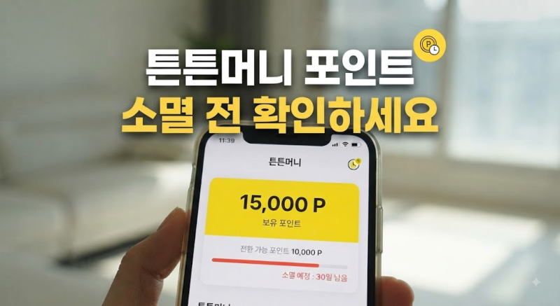 튼튼머니 포인트 소멸 전 확인 하세요. 앱 적립방법·전환·사용처 총정리