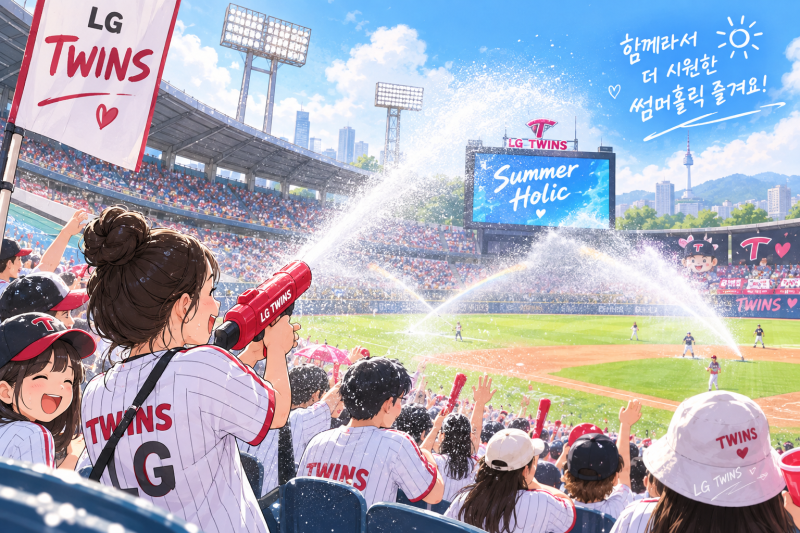 LG트윈스 썸머홀릭 NC전 물놀이 좌석과 시즌권 환불 방법