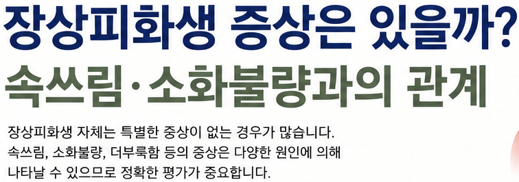 장상피화생 증상은 있을까? 속쓰림·소화불량과의 관계