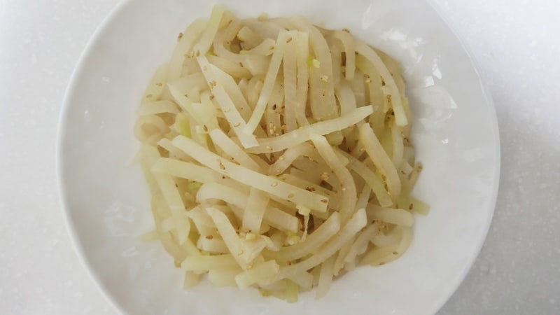 무채볶음 만들기, 무채무침, 무채요리 레시피, 무요리, 무반찬 만드는 법, 무채나물 비빔밥