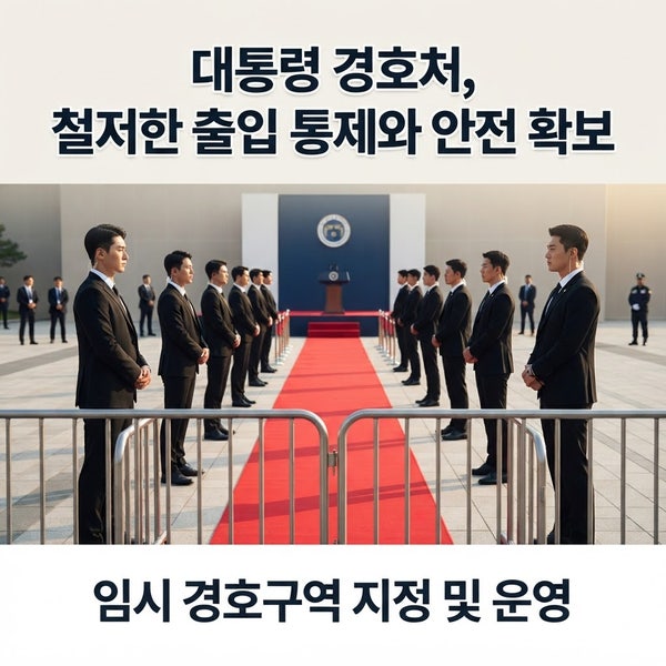 대통령실 경호처의 진짜 권한 범위! 대통령 경호원은 어디까지 통제할 수 있을까?