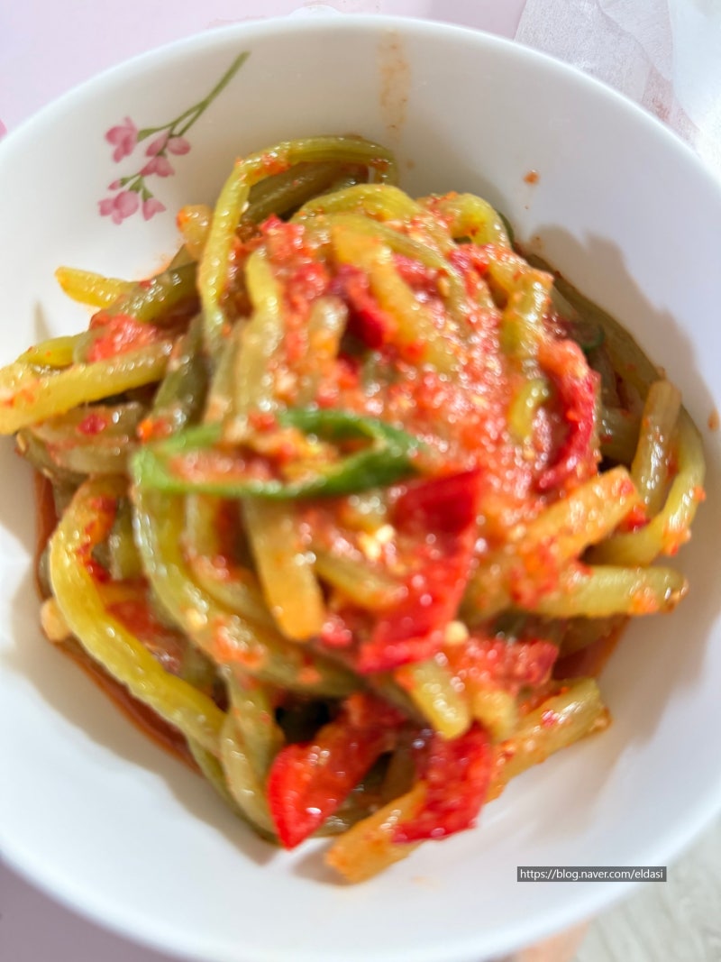 고구마순 김치