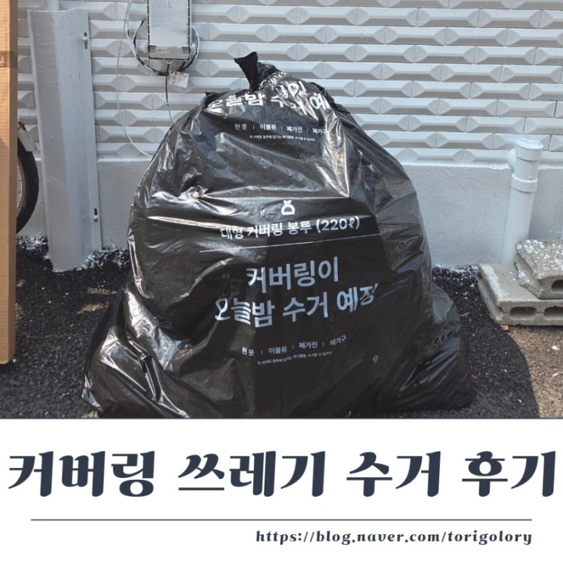 이사 할때 좋은 커버링 쓰레기 수거 앱 장점 단점 수거 실패