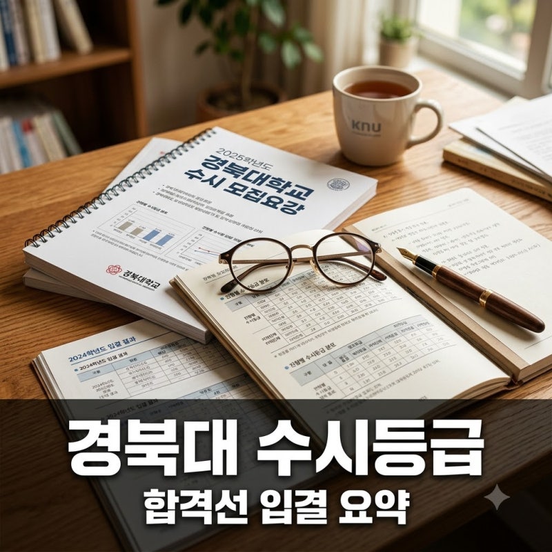 "합격선 보고 멈칫했어요" 경북대 수시등급 입결과 2027 변경점 총정리