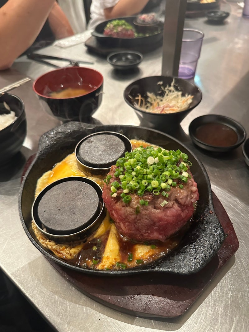 후쿠오카 맛집 키와미야 함바그 텐진 파르코점 | 오픈런 후기·사이즈 선택 가이드