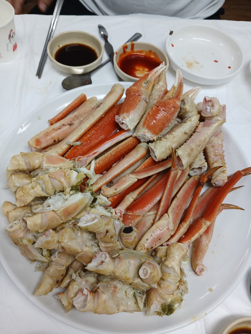 영덕 강구항 대게먹으러 동광어시장 다녀온 후기.