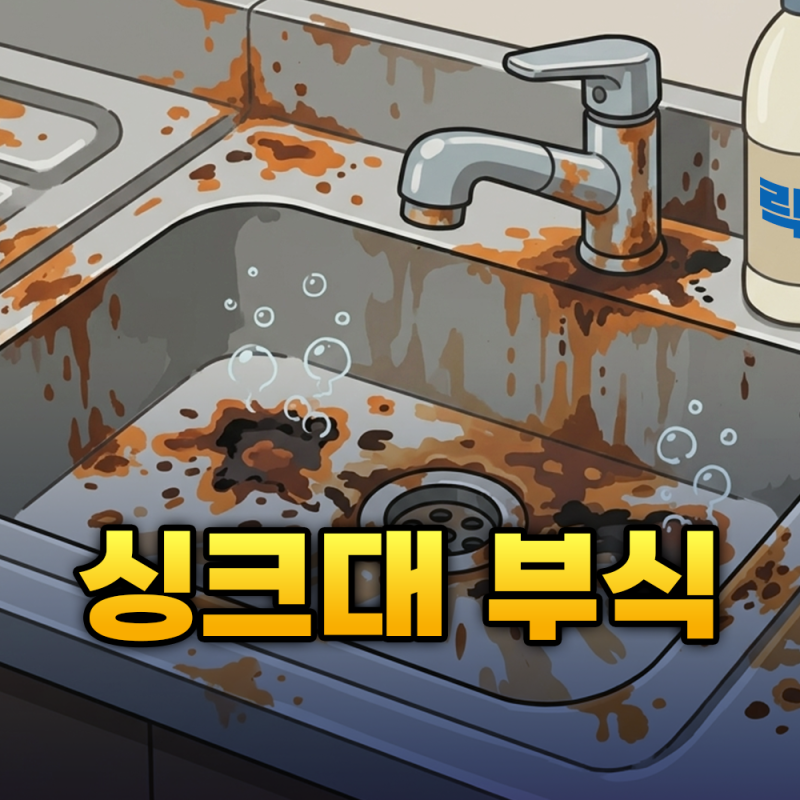 싱크대에 락스 뿌렸다고 부식? 얼룩지지 않게 소독하는 올바른 청소법