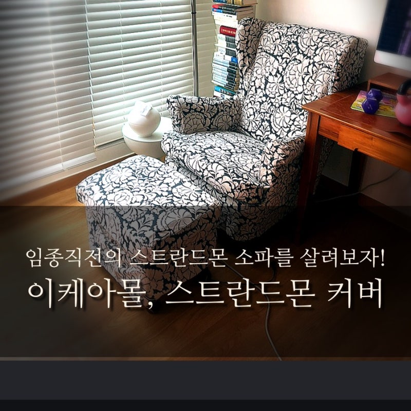 화려함뒤에 감춰두고싶은 나의 찌질함,,, 너무 예쁜 이케아 스트란드몬 쇼파 커버