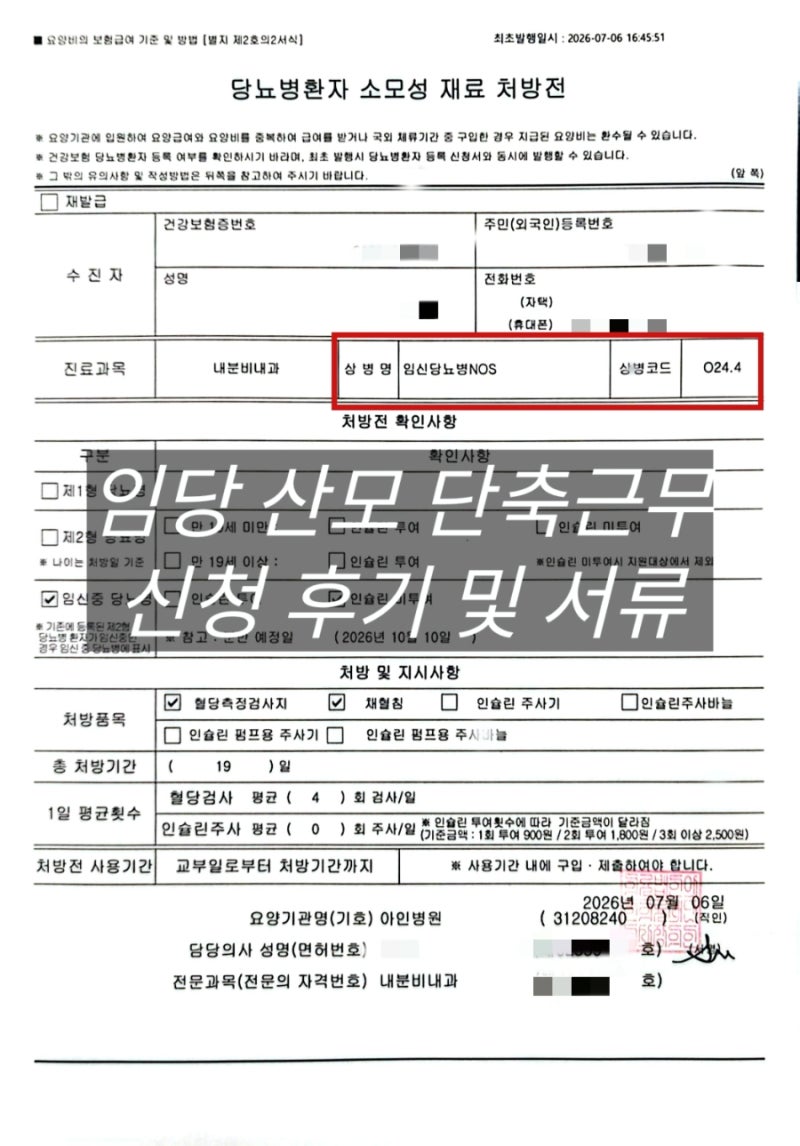 대기업 다니는 임당 산모 '임신 전 기간' 단축근무 신청 후기 | 신청 방법 및 서류