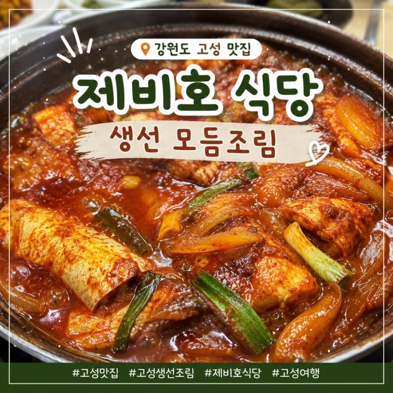 [강원도] 강원도 고성 맛집 제비호식당｜생선 모듬조림 제대로 맛본 후기