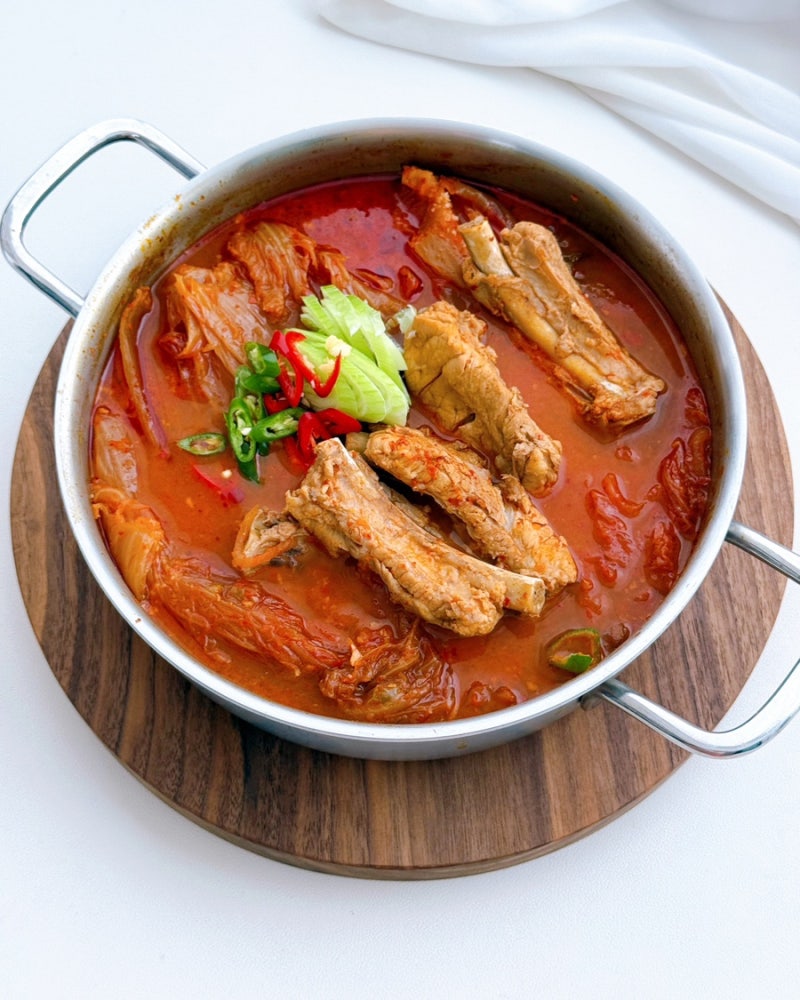 등갈비 김치찜 황금레시피 묵은지 돼지 쪽갈비 김치찌개 만들기