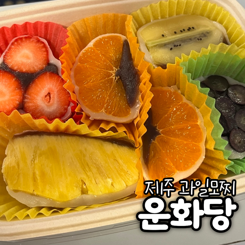 제주 동문시장 운화당 과일모찌 예약방법, 웨이팅, 후기