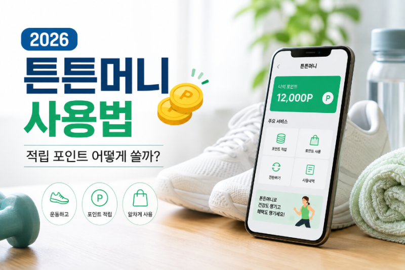 튼튼머니 사용처 어디? 포인트 전환 방법과 사용법 정리