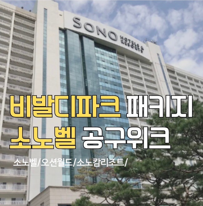 소노벨 비발디파크 패키지 최저가 실제 가격 8월 추천 날짜