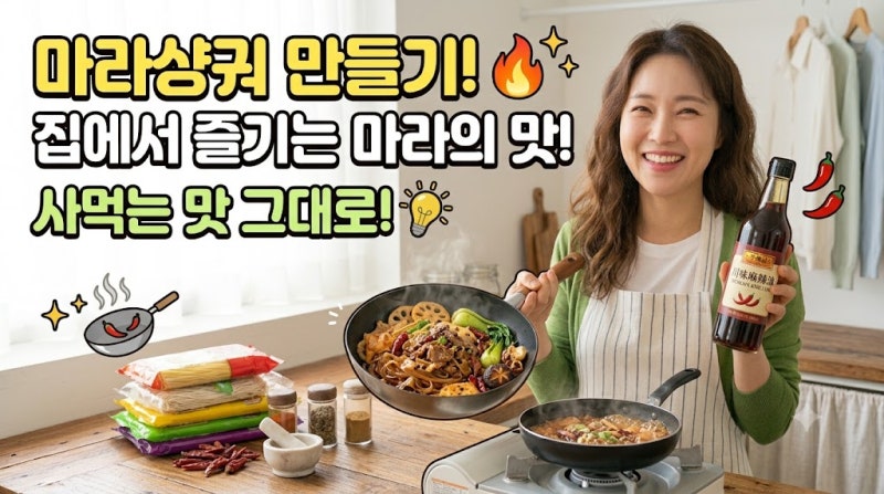 마라샹궈 만들기, 집에서도 전문점처럼 만드는 가장 쉬운 레시피