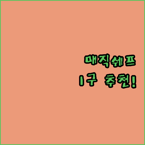 매직쉐프 1구 인덕션 4종 추천 자취와 캠핑에서 쓰기 좋은 모델