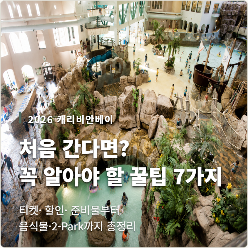 캐리비안베이 처음 간다면? 가기 전 꼭 알아야 할 꿀팁 7가지