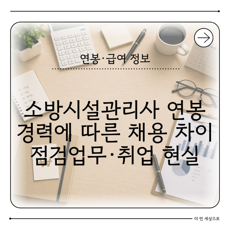 소방시설관리사 연봉 얼마일까 자격증 취득 후 하는 일과 취업