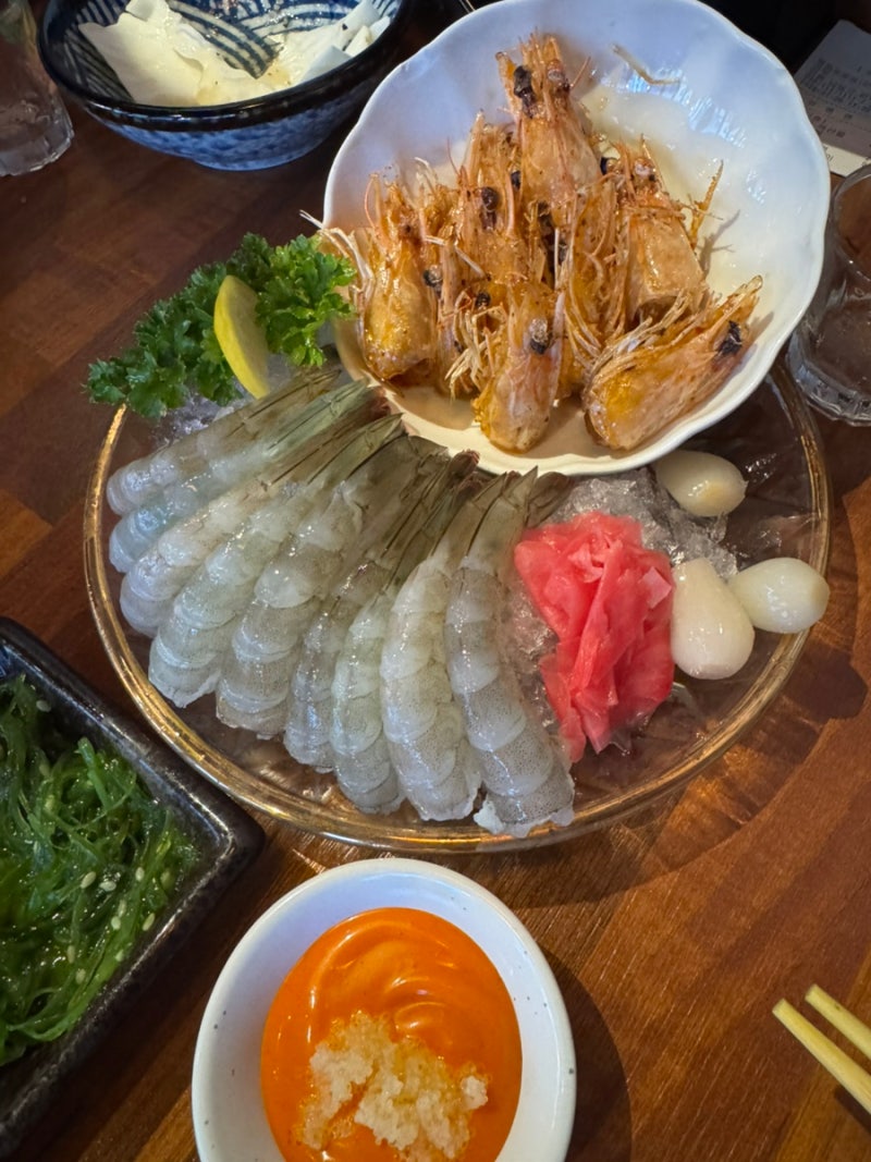 [인천/구월동] 평화로운집 인천구월점 생새우회 맛집 해산물 주점 웨이팅 후기