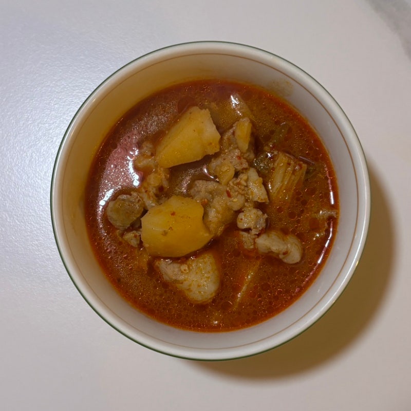 돼지고기 된장찌개 레시피 재료 끓이는법