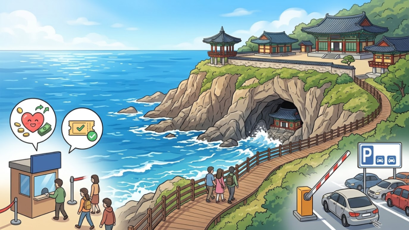 양양 낙산사 낙산해변 입장료 무료 주차 꿀팁 및 홍련암 해안길 총정리