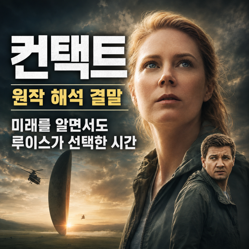 영화 컨택트 원작 해석 결말, 미래를 알면서도 루이스가 선택한 시간