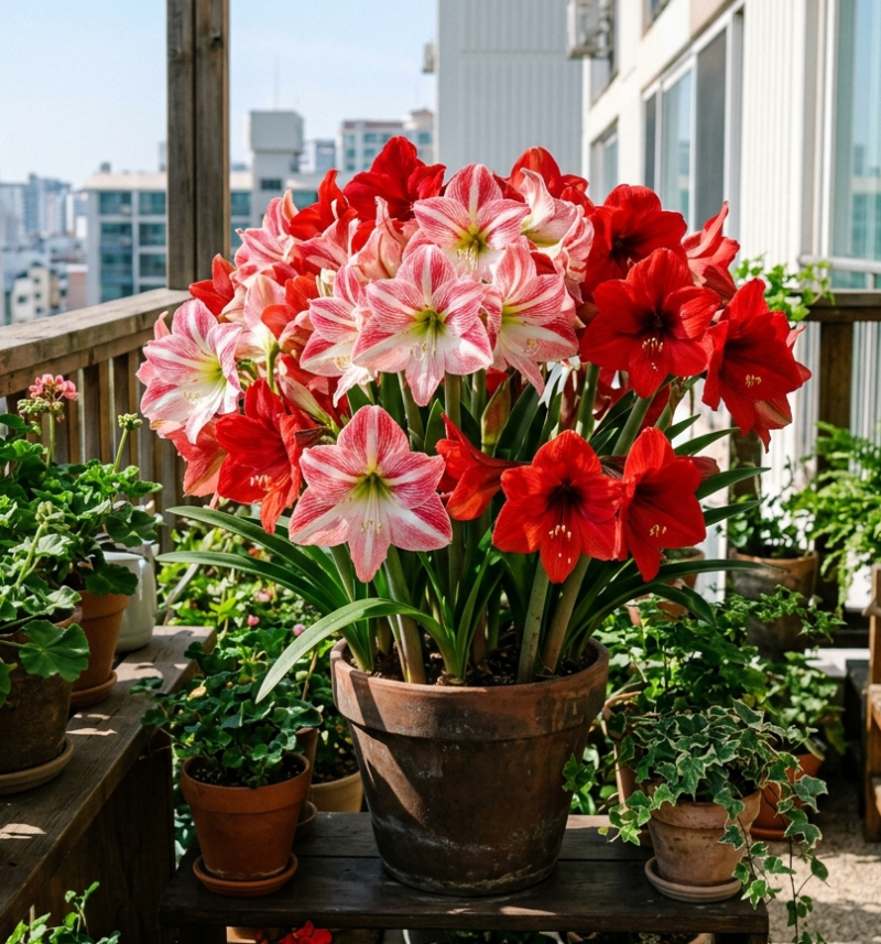 "지금 안 심으면 내년에 꽃 못 봐요!" 8월 아마릴리스 키우는법 | 꽝손도 성공하는 구근 심기 &....