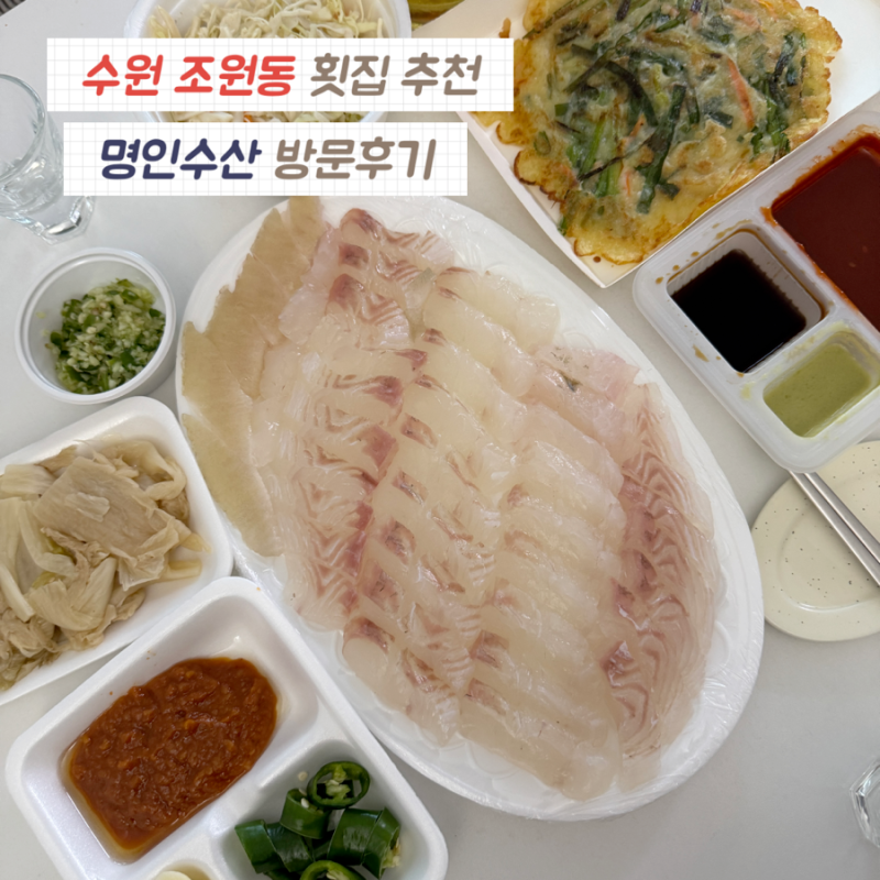 수원 조원동 맛집 명인수산 솔직후기 가성비 횟집 추천