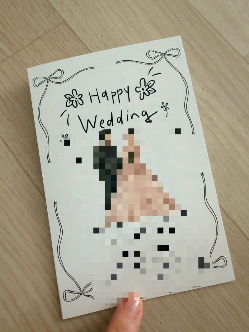 종이청첩장 셀프제작 비즈하우스 후기/청첩장 종이재질 비교