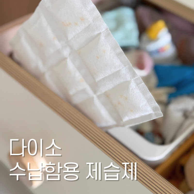다이소 수납함용 제습제 서랍 옷장 관리 재사용 가능