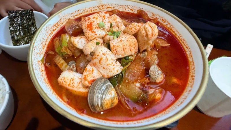 용인 에버랜드 근처 맛집 갑짬뽕 / 갑오징어 탕수육, 갑오징어 짬뽕 내 돈 내산 후기