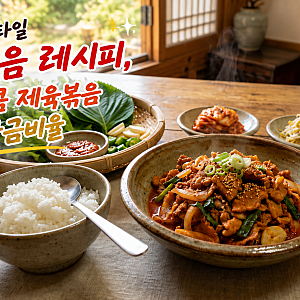 백종원 스타일 제육볶음 레시피, 매콤달콤 제육볶음 양념 황금비율
