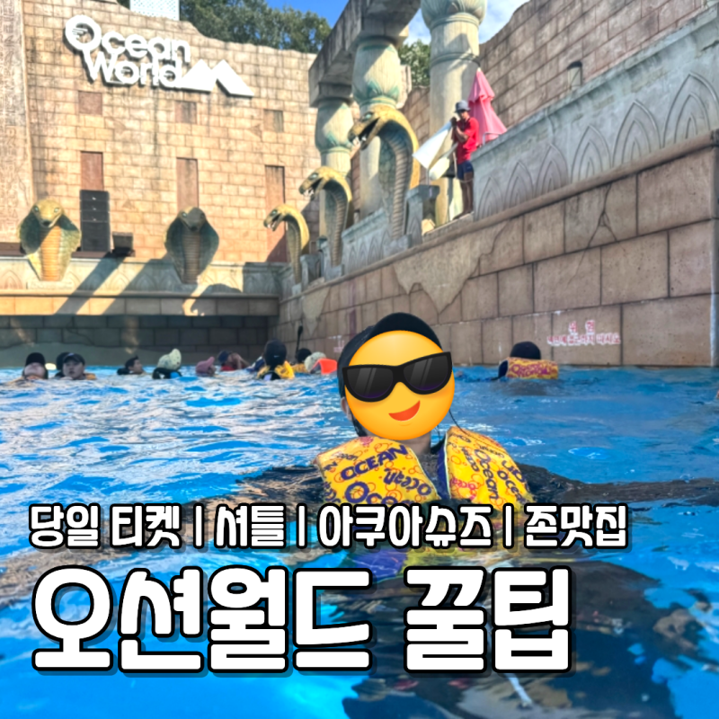 오션월드 할인 티켓 당일 구매 입장 및 셔틀버스랑 맛집까지 꿀팁 싹 정리함