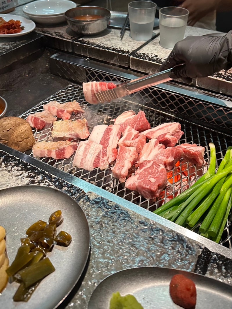 을지로 산청숯불가든 본점 웨이팅 후기｜캐치테이블 토요일 방문