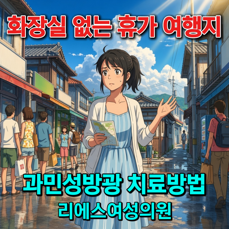 화장실 없는 휴가 여행지 가면 악화되는 과민성방광증상 치료 방법