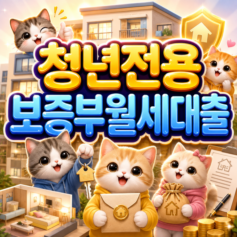 2026 청년전용보증부월세대출 최대 5200만원 보증금 지원 월세 20만원까지 0% 금리 혜택!
