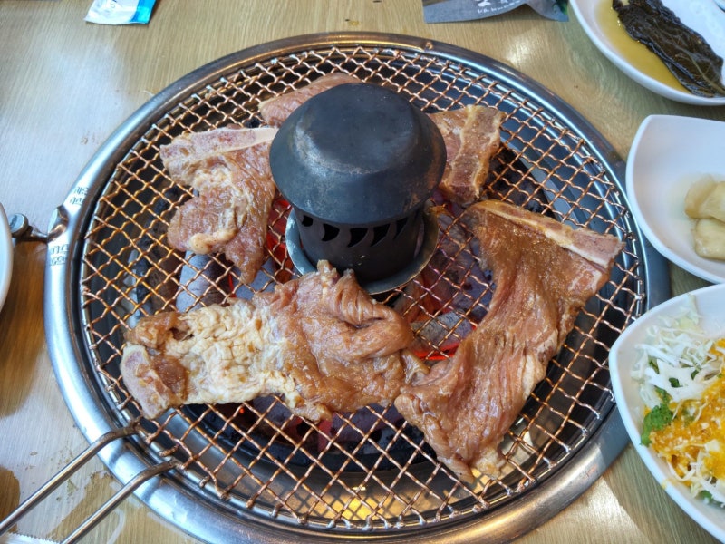순천맛집 하늘천숯불갈비 순천점 황칠돼지갈비와 후식비빔냉면 솔직후기
